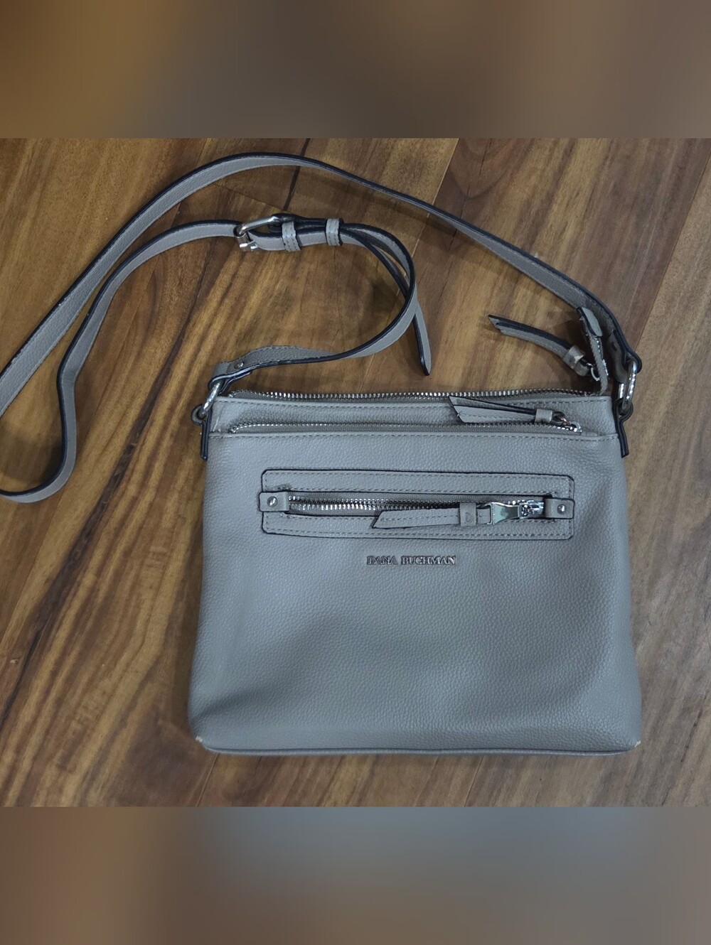 Dana Buchman Gray Crossbody Bag